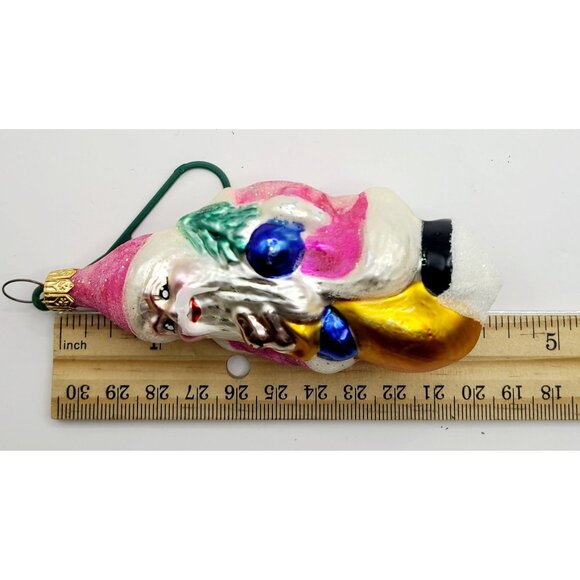 Vintage Christopher Radko Ornament Santa with Tree & Bag of Toys Good Condition - Picture 7 of 8